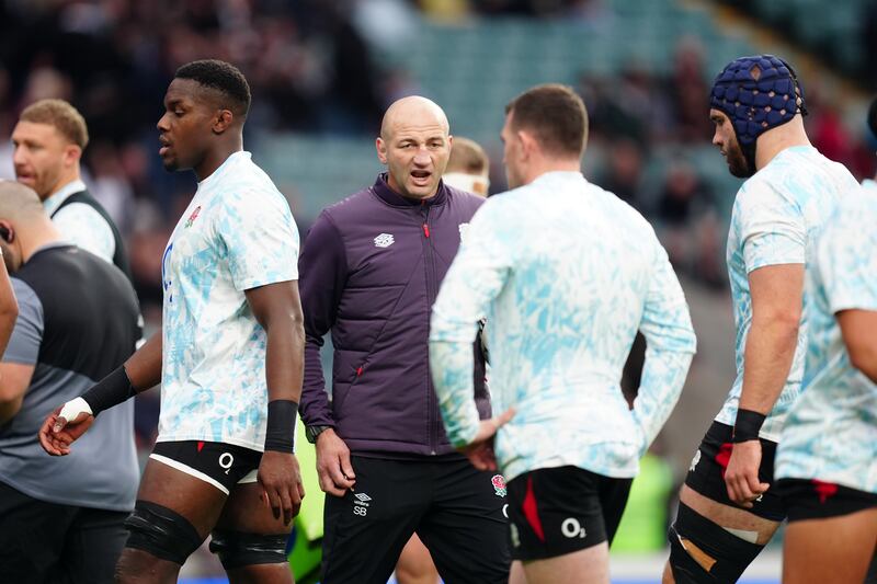 England head coach Steve Borthwick looked forward with optimism