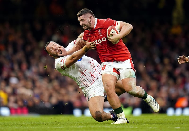 Prop Gareth Thomas could be a second Test injury concern for Wales