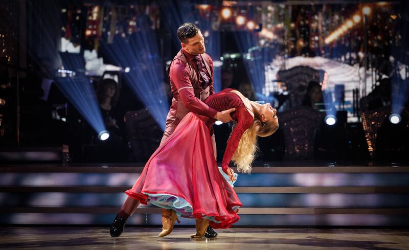 Tasha Ghouri and Aljaz Skorjanec will perform three more routines on Saturday