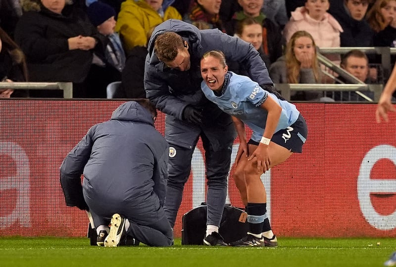 Layzell sustained an injury late on against Barcelona