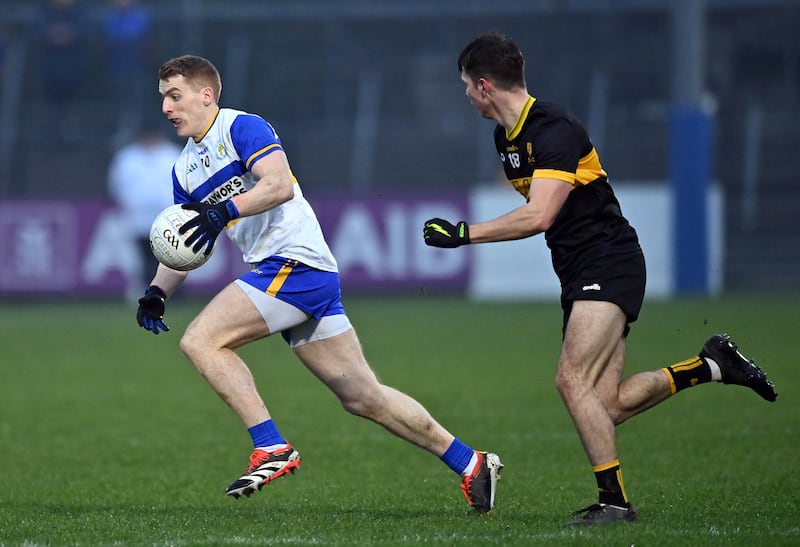 Sunday 12th January 2025
Peter Harte of Errigal Ciaran in action against Maidhci Lynch of Dr Croke’s in the All Ireland Club Senior championship Semi Final at St Conleth’s Park Newbridge, Co. Kildare. Picture Oliver McVeigh