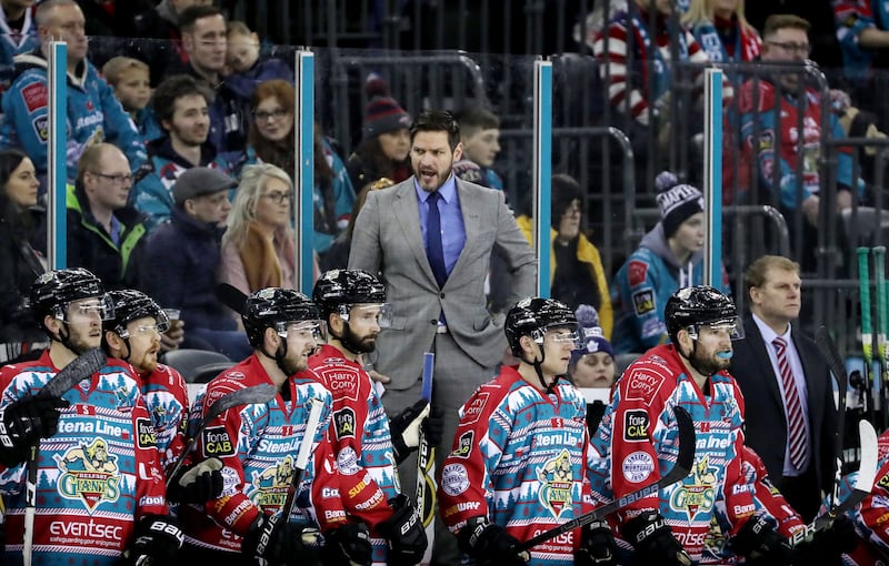 Belfast Giants head coach Adam Keefe