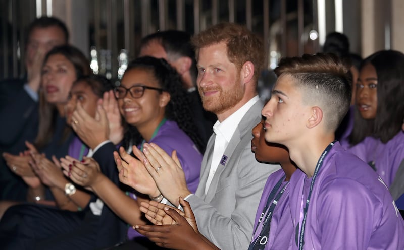 The Duke of Sussex at a Diana Award event in 2019