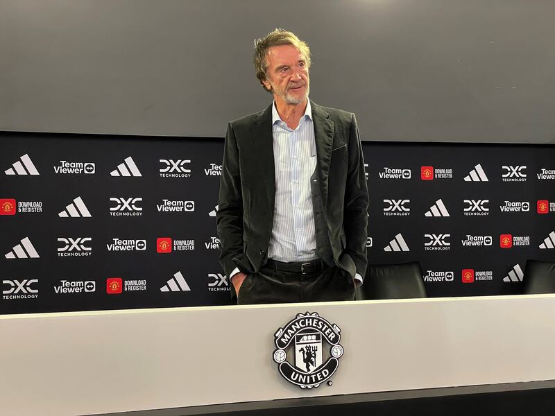 Sir Jim Ratcliffe completed his purchase of a stake in Manchester United last month