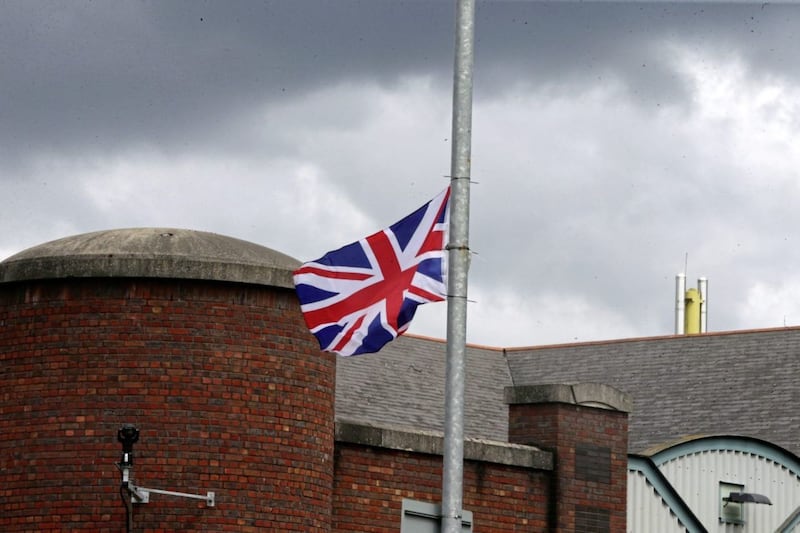 Flags on the Lisburn Road. picture Mal McCann. 