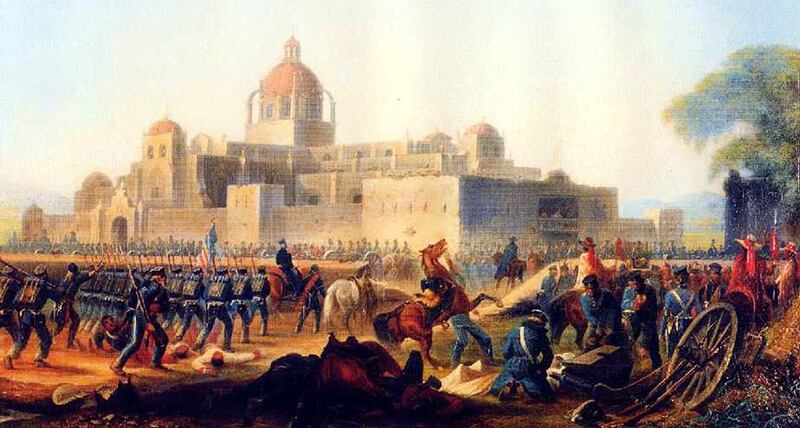 The Battle of Churobusco (1847), where the Saint Patrick's Battallion made up of deserters from the US Army faced defeat in the Mexican-American War. PICTURE: WIKIPEDIA COMMONS