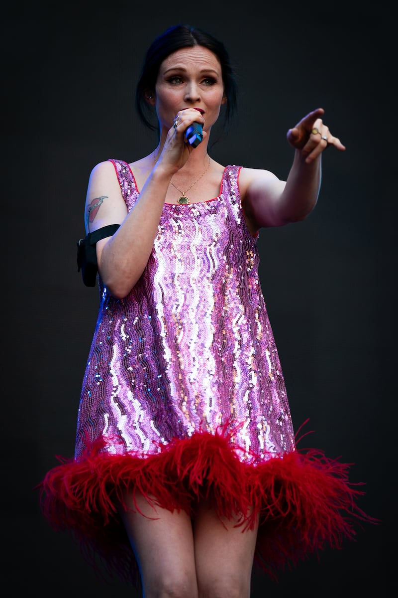 Sophie Ellis-Bextor performing on stage