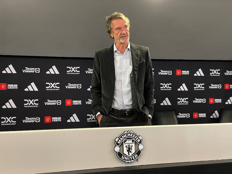 Sir Jim Ratcliffe now owns 28.94 per cent of Manchester United