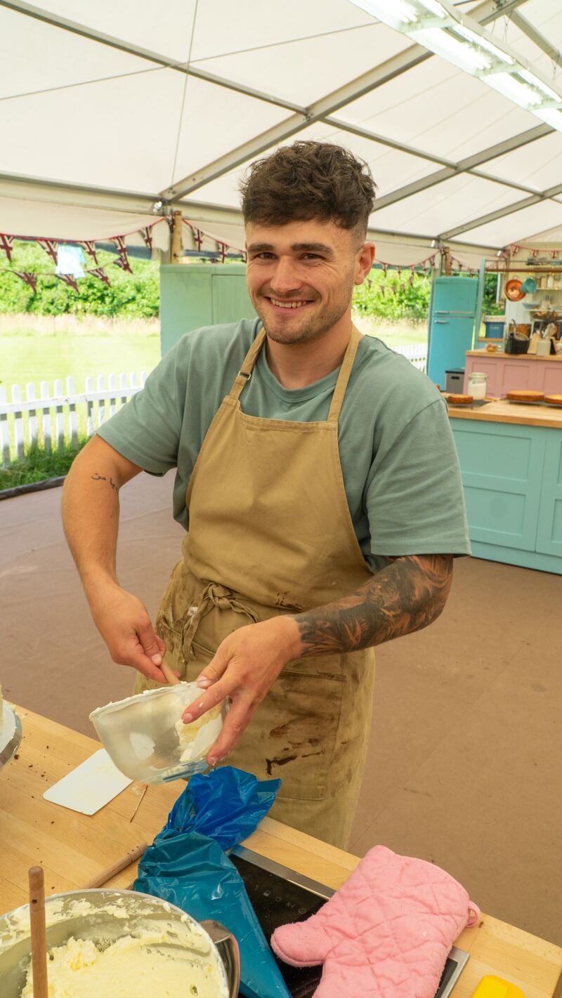 Matty on Bake Off