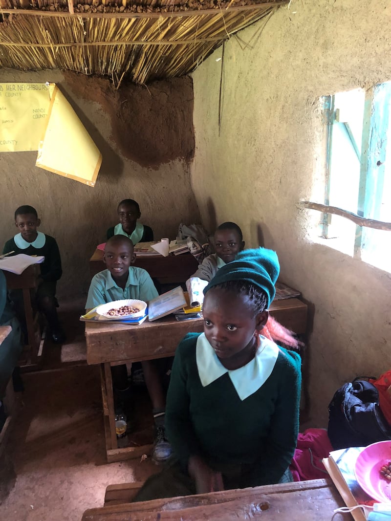 Pupils in a classroom at the Ar