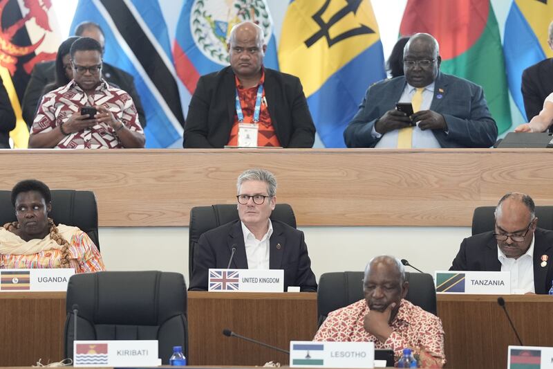 Prime Minister Sir Keir Starmer attends an Executive Session of the Commonwealth Heads of Government Meeting