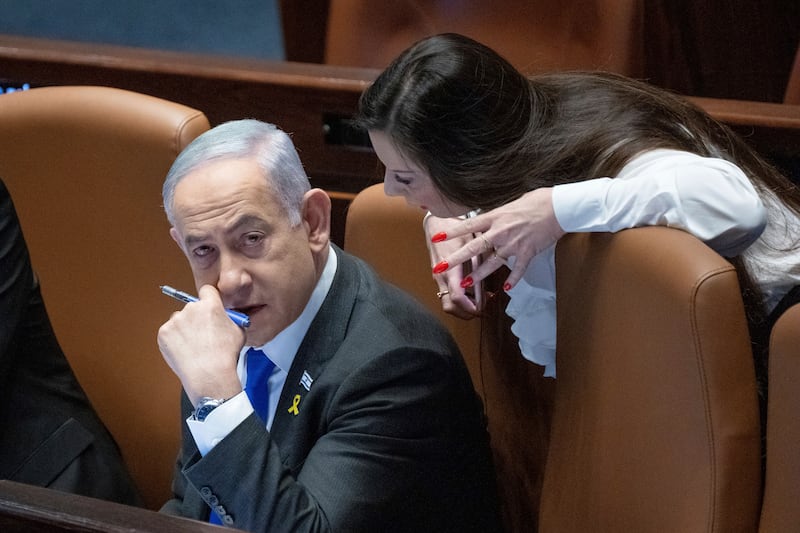 Israel’s prime minister Benjamin Netanyahu is due to travel to the US to address Congress (Ohad Zwigenberg/AP)