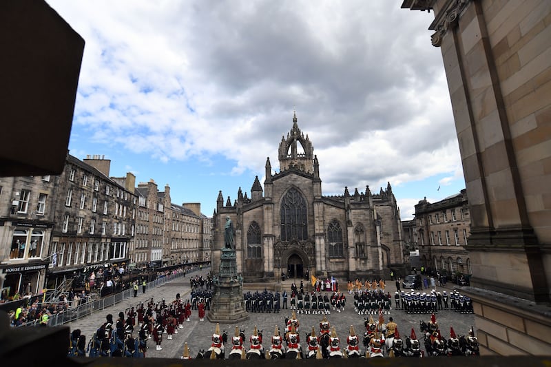 A national service of thanksgiving and dedication for the King and Queen was held at St Giles’ Cathedral in 2023