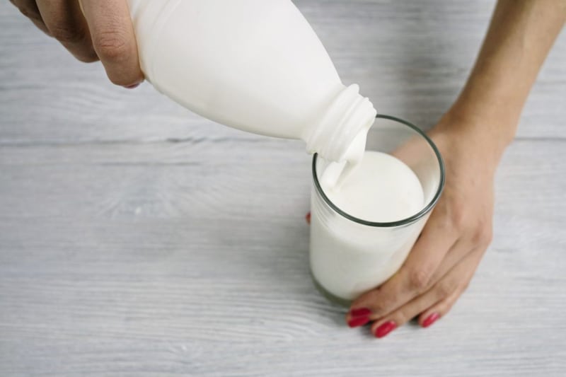 Kefir is a milk drink that contains strains of good bacteria 