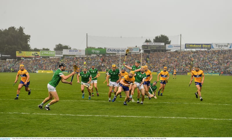 Clare and Limerick tend to produce titanic battles when they meet. Photo by Ray McManus/Sportsfile