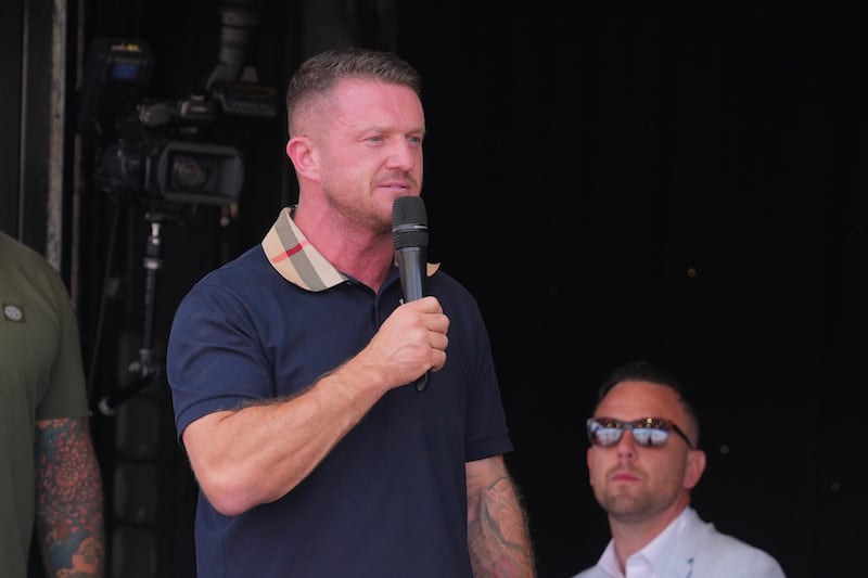 Tommy Robinson has faced criticism for stoking tensions online from abroad