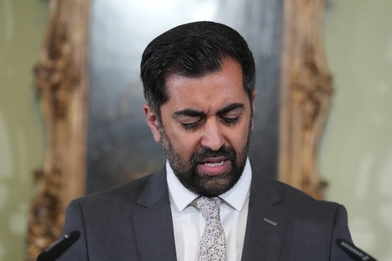 Humza Yousaf stood down in May 2024