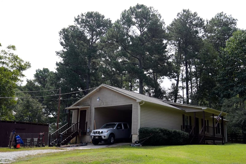 The rental home of Colt Gray in Winder, Georgia (Brynn Anderson/AP)