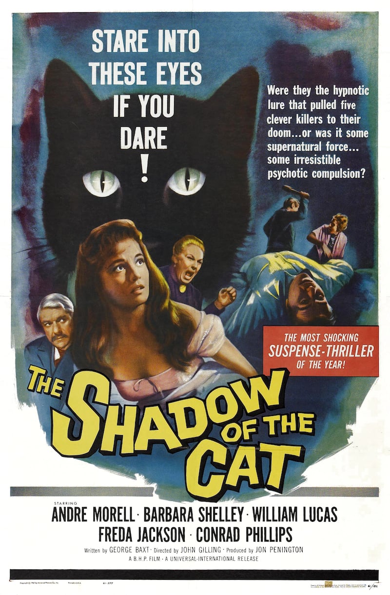 Poster for The Shadow of The Cat (1961)