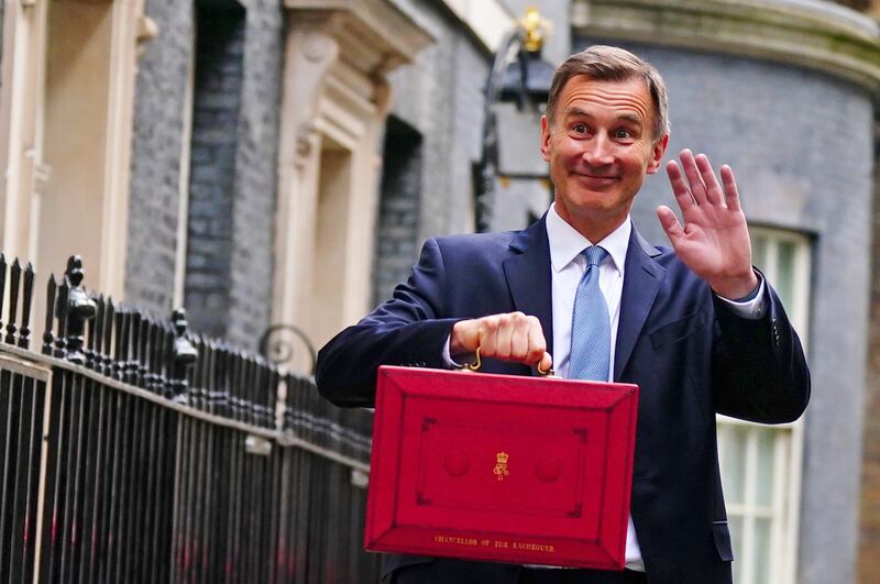 Jeremy Hunt has dropped tax-cutting hints about the spring Budget in March