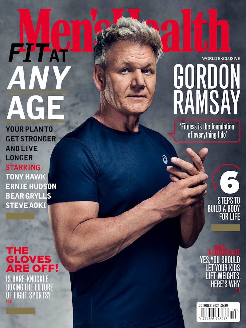 Gordon Ramsay on the cover of Men’s Health