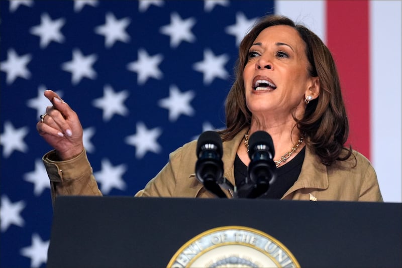 Mr Carter is voting for Democratic presidential nominee Vice President Kamala Harris (Carolyn Kaster/AP)