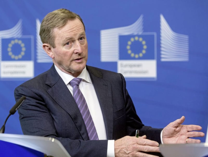 Taoiseach Enda Kenny said the Good Friday Agreement must be respected post-Brexit. Picture by Associated Press 