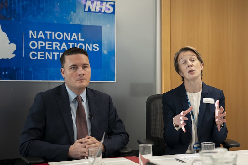 Health Secretary Wes Streeting and NHS England boss Amanda Pritchard have told health leaders to prioritise patient safety this winter