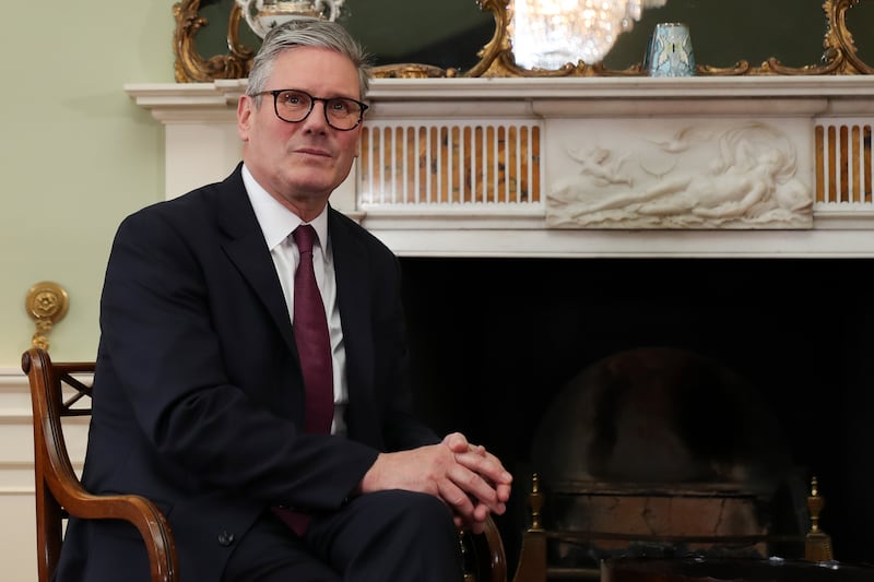 Prime Minister Sir Keir Starmer meeting First Minister of Scotland John Swinney at Bute House, Edinburgh