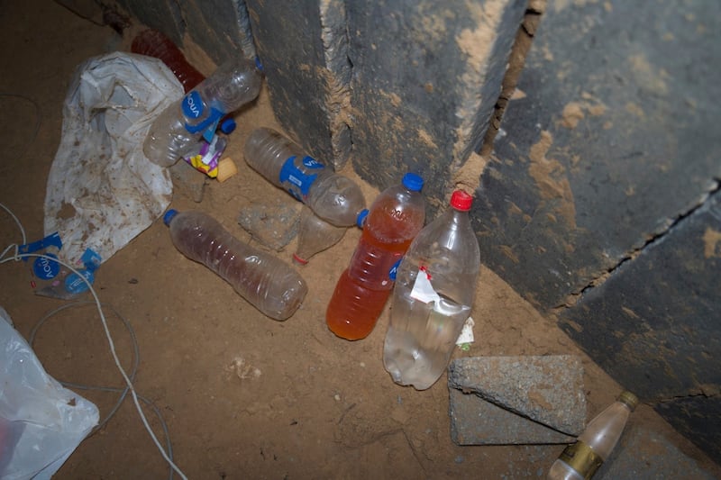 The Gaza tunnel where the Israel Defence Forces say six Israeli hostages were recently killed by Hamas militants (Israeli Army via AP)