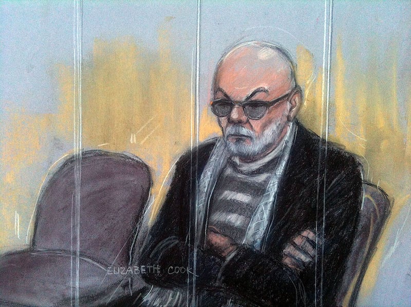 Gary Glitter appeared at Southwark Crown Court in London for his 2015 trial and conviction