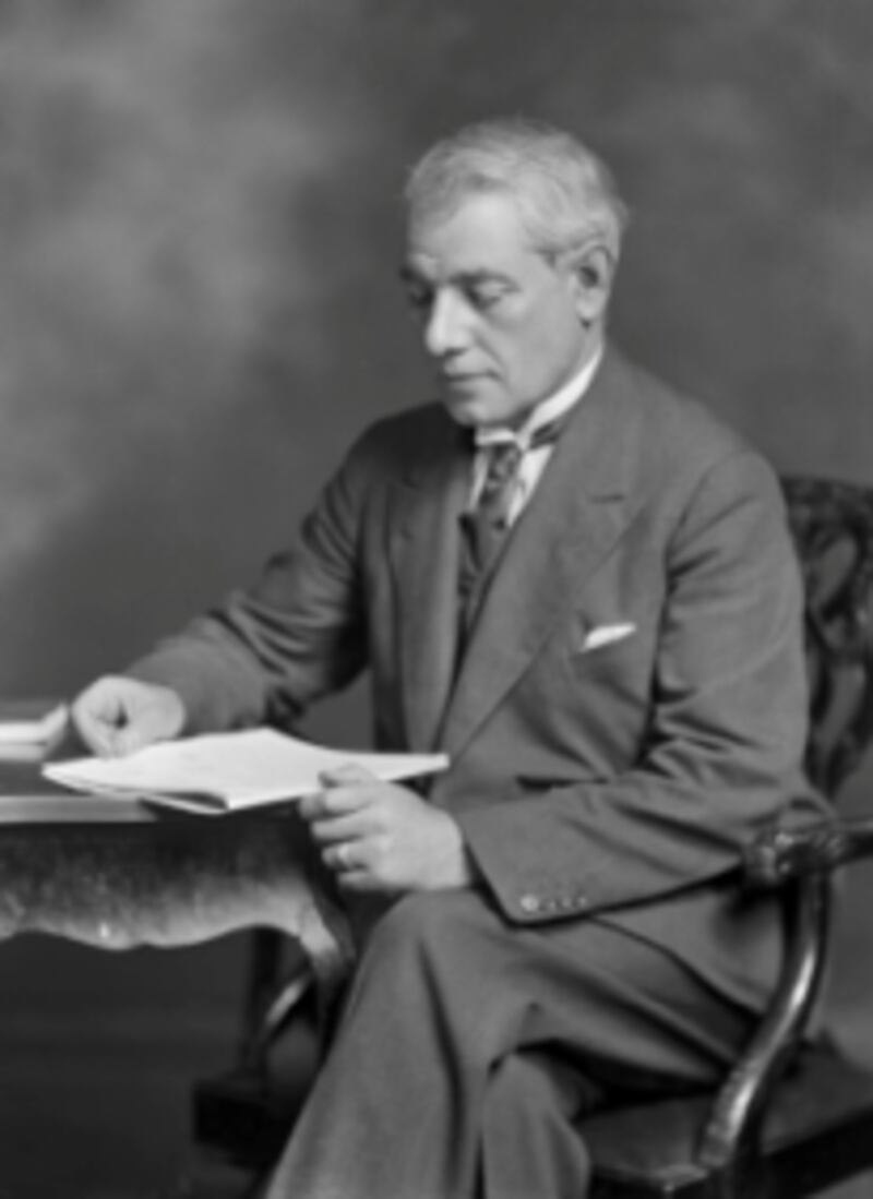 Cahir Healy sitting at desk