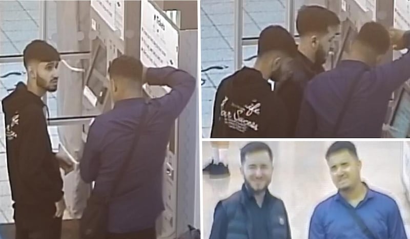 CCTV footage of three men police would like to speak to