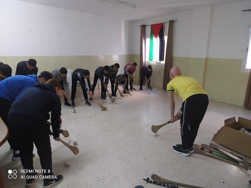 Donegal architectural student Cathal Ó Gaillín spent two weeks in Palestine in January teaching children hurling