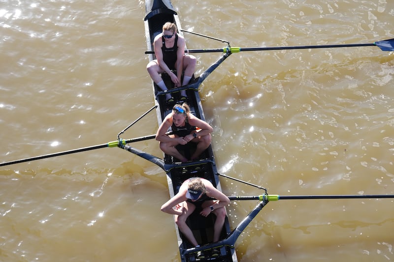 The Oxford-Cambridge boat race was marred by concerns over water pollution