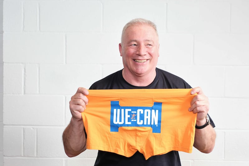 Ally McCoist at the launch of a campaign by IRN-BRU, who are celebrating Scotland’s ‘Mannschaft’ – the German word for team