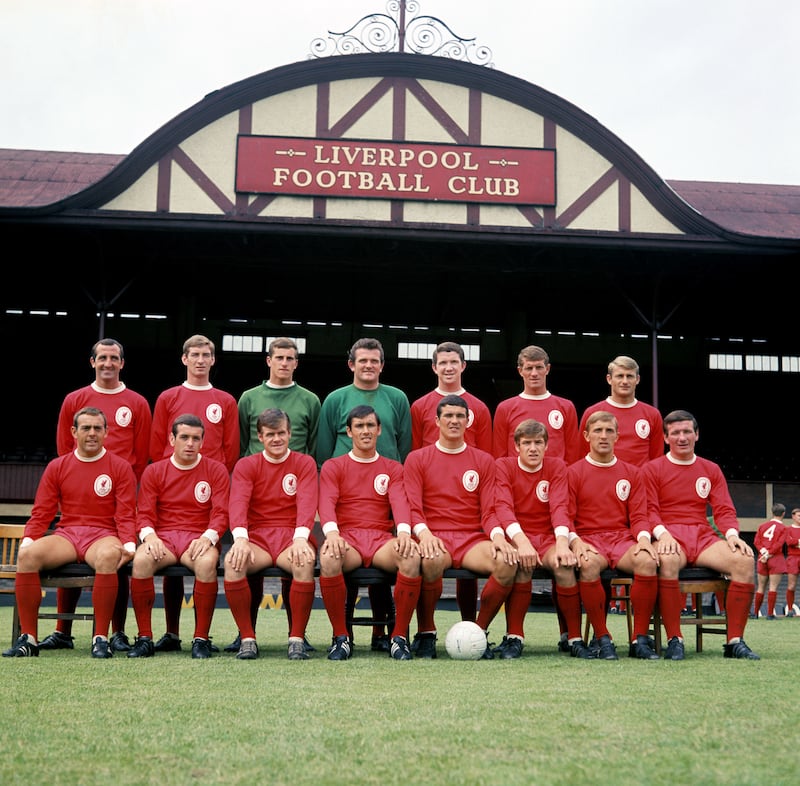 Tributes have been paid to Ron Yeats (front row, with football)