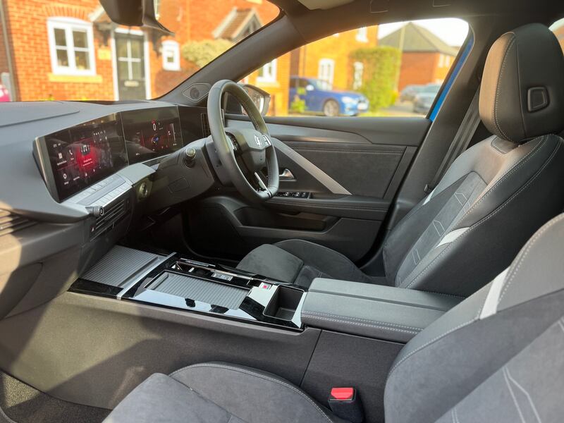 The interior of the Astra has lots of features to explore