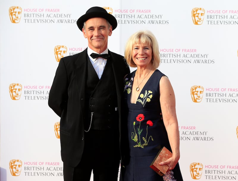 Mark Rylance and Claire van Kampen, who has died aged 71