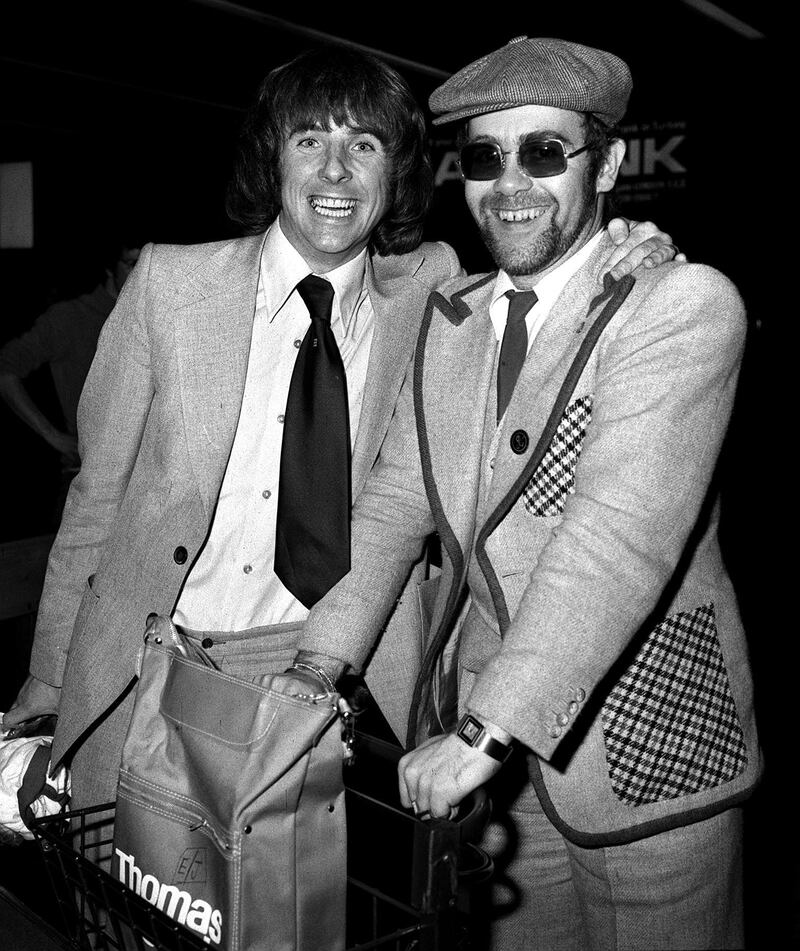 Stan Bowles, pictured with Elton John, was a 1970s icon