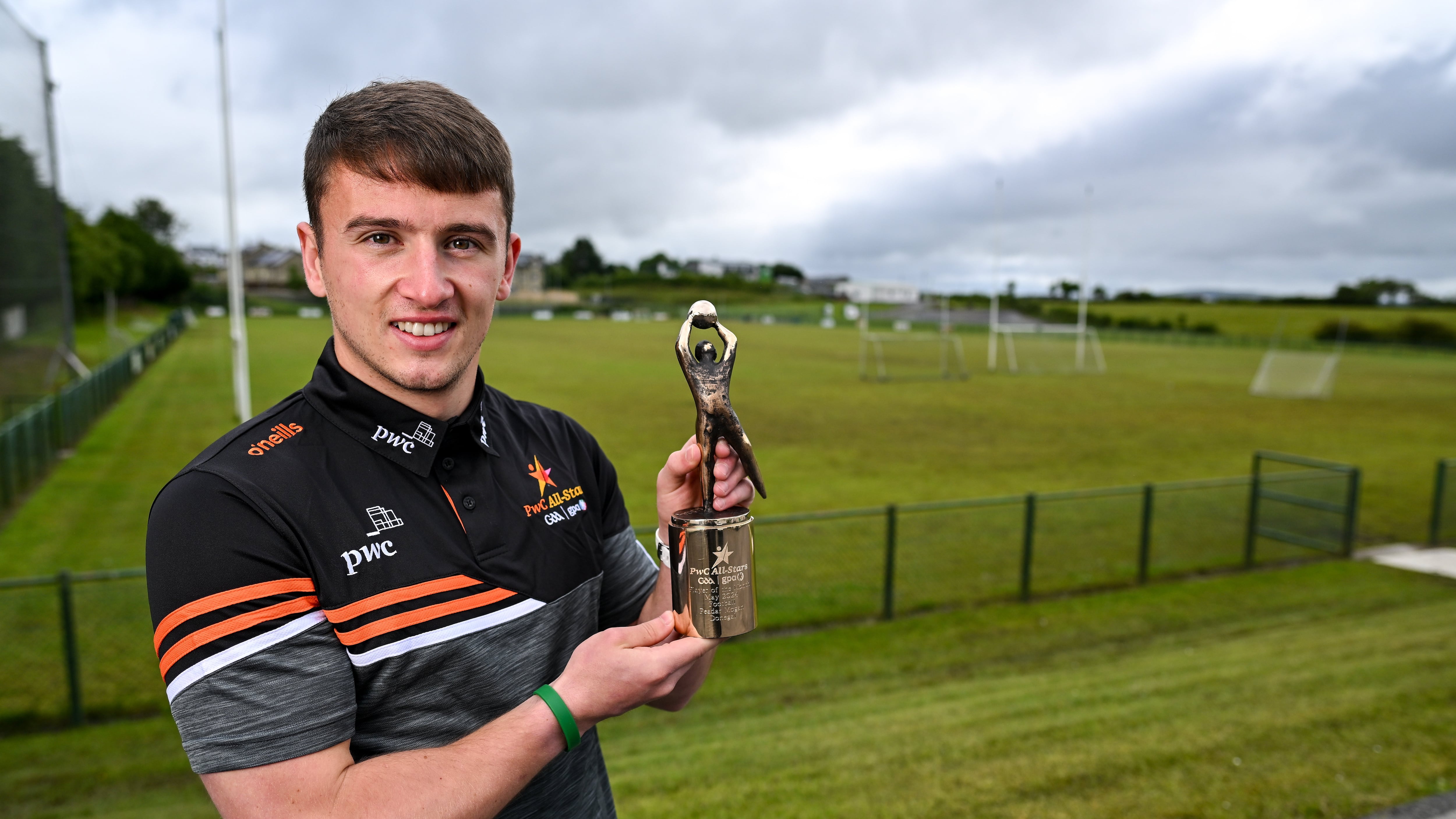 Donegal's Peadar Mogan, pictured at his club St Naul's in Mountcharles, has been named the PwC GAA/GPA player of the month for May. Picture by Sportsfile
