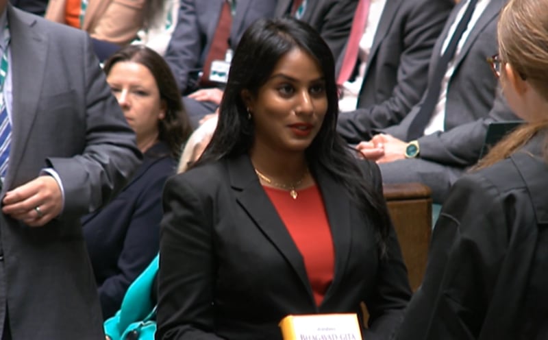 Labour’s Uma Kumaran officially takes her seat in the House of Commons