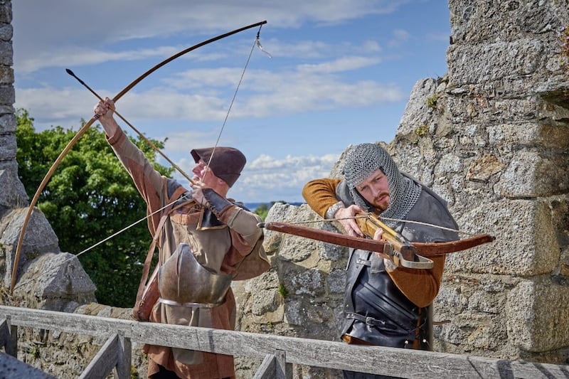 Archers at Dalkey Castle, although these days they don&#39;t actually shoot you... 