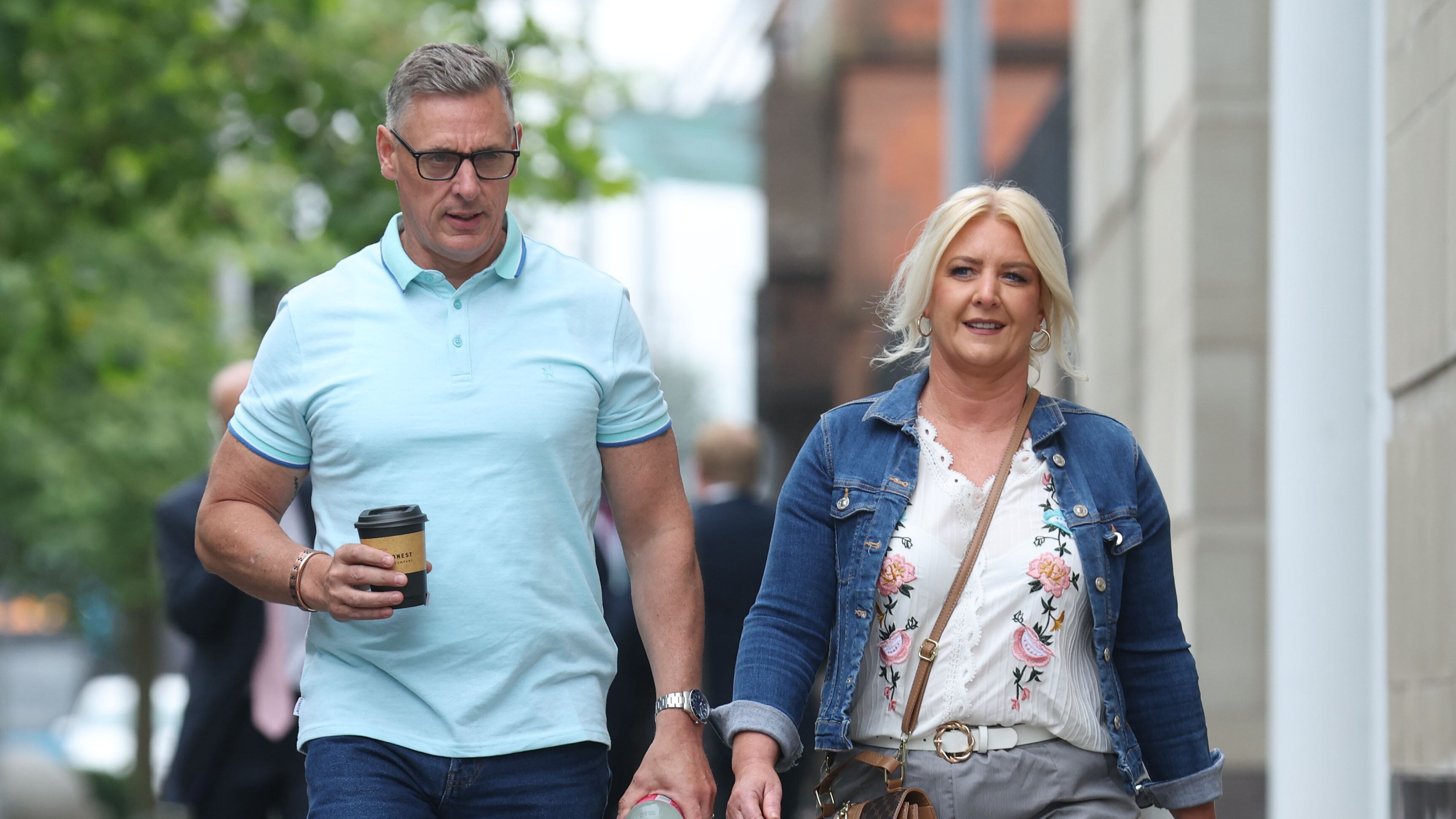 Operation Arbacia accused David Jordan and Sharon Jordan at Belfast Crown Court on Wednesday.