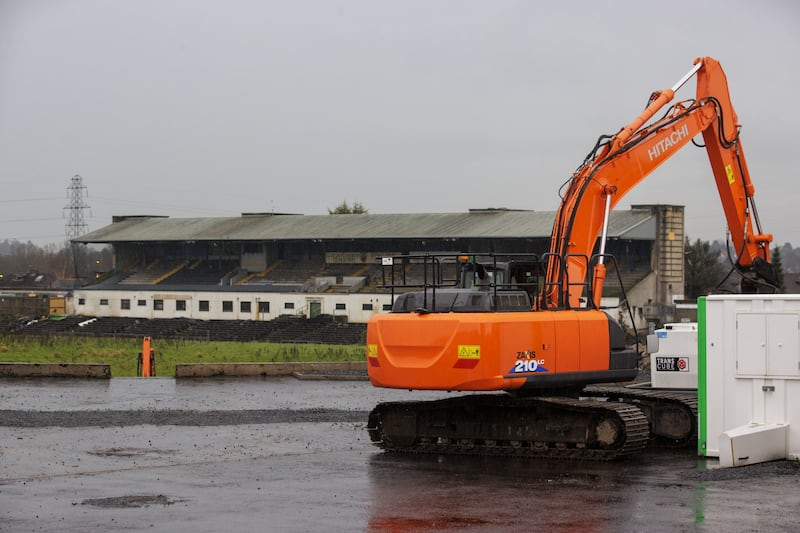 There are plans to redevelop the derelict GAA stadium in west Belfast