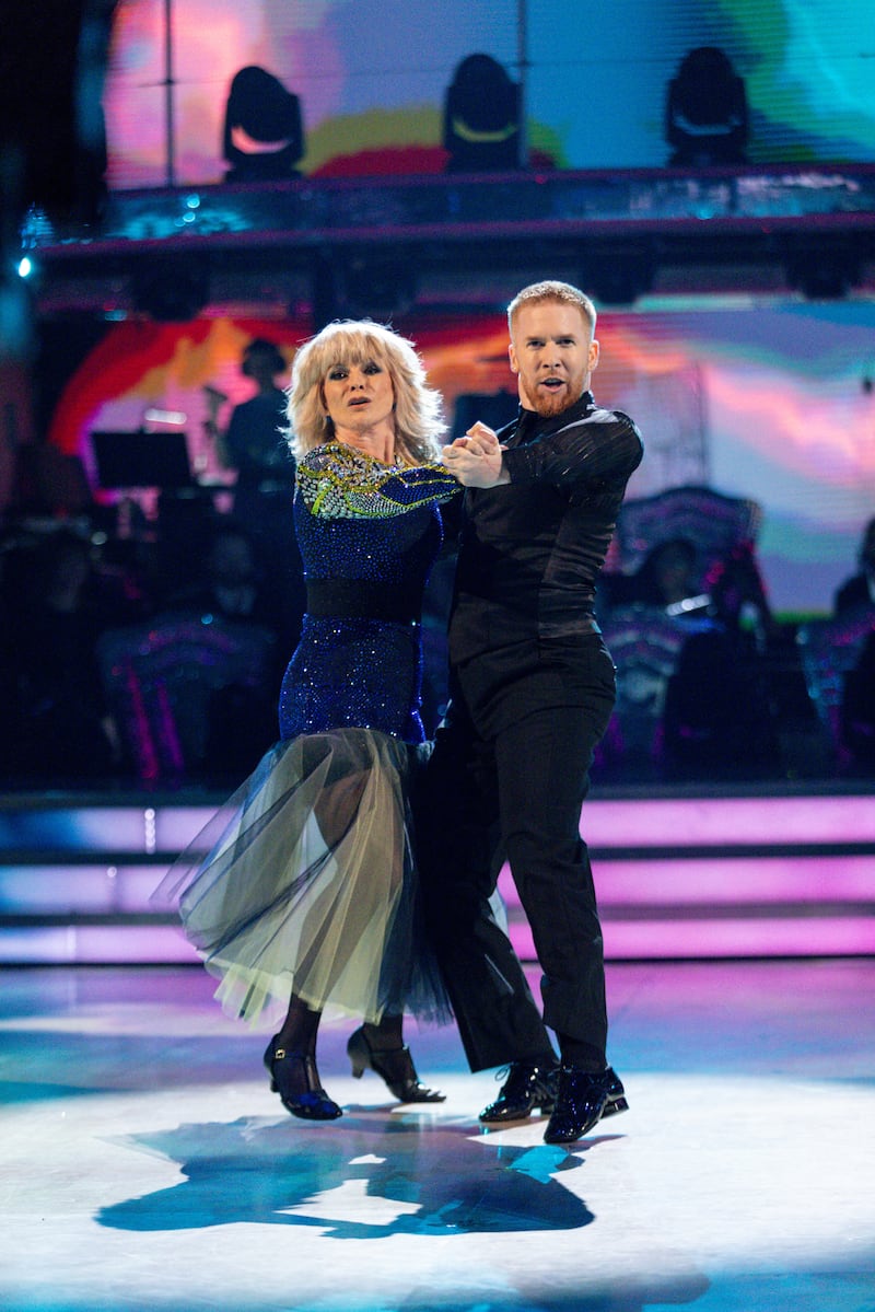 Toyah Willcox and Neil Jones, during Strictly Come Dancing