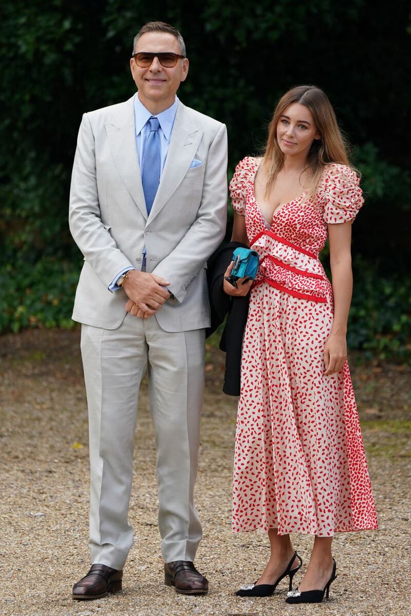 David Walliams and Keeley Hazell 