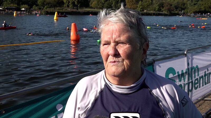 Lena Buckley celebrated her 80th birthday by taking on Swim Serpentine