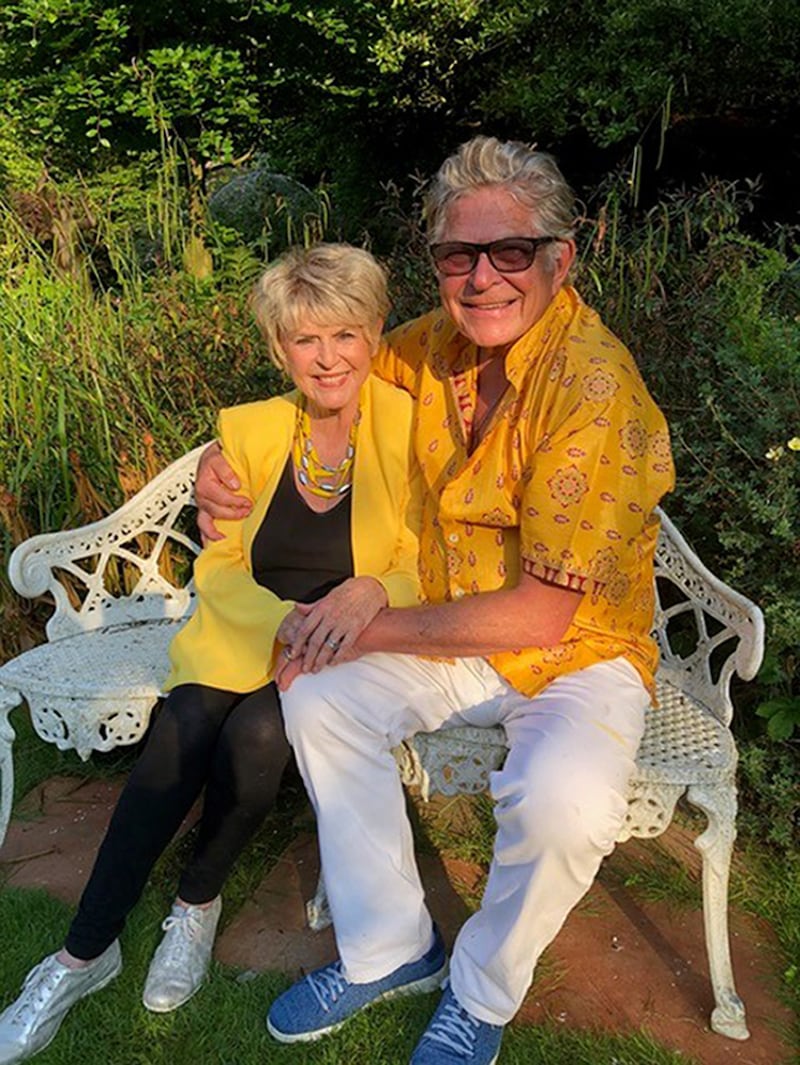 Gloria Hunniford with her late husband Stephen Way