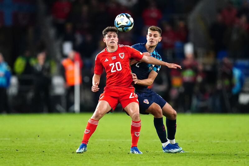 Daniel James, left, is fit again after missing new manager Craig Bellamy’s first two camps through injury